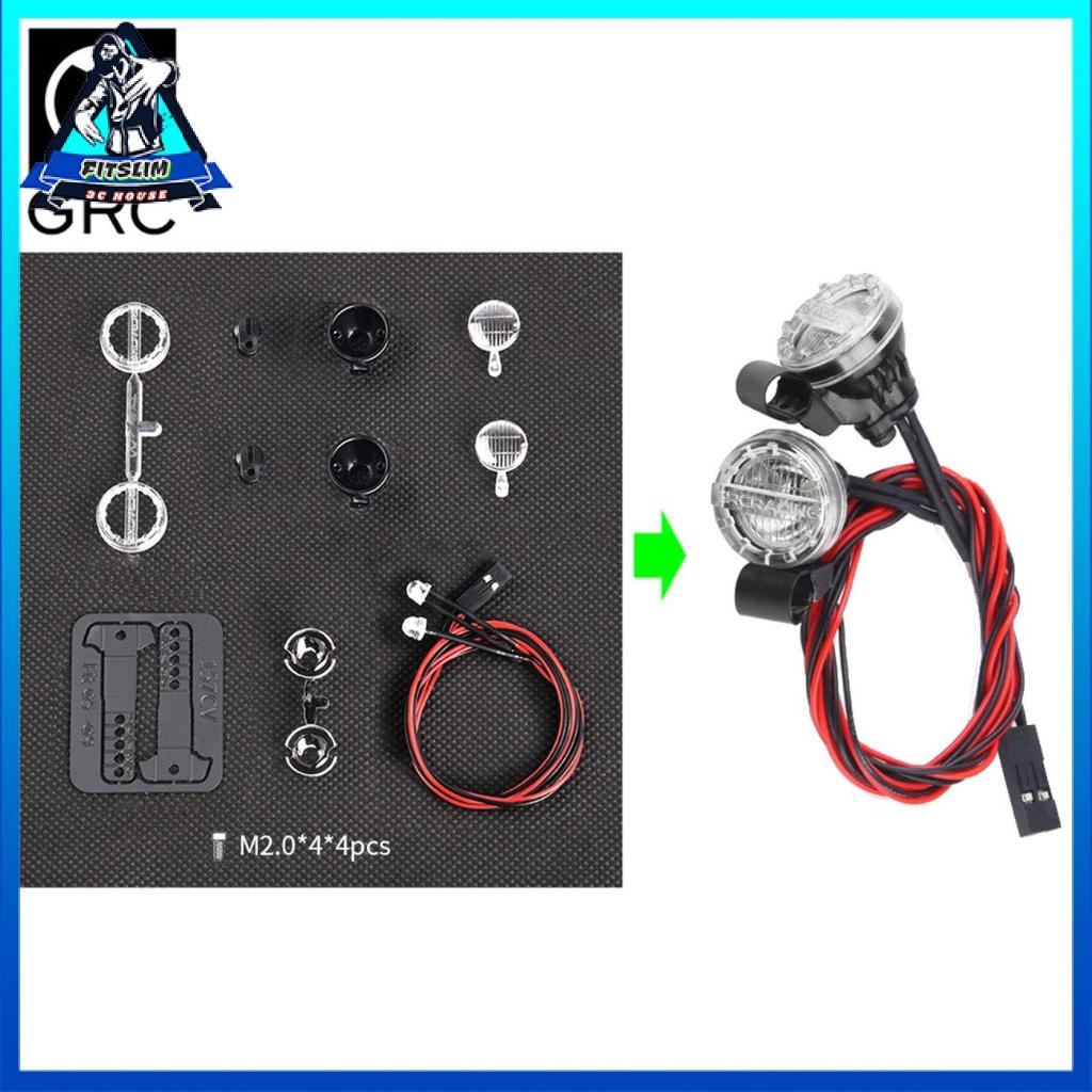 Đèn Pha Tròn Grc 1 / 10 Cho Xe Trx4 Scx10