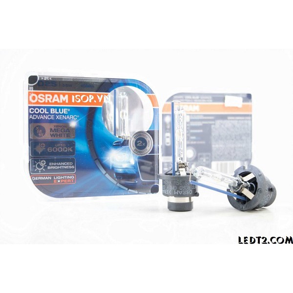 [LEDT2 ISOP] Đèn Xenon Osram Cool Blue Advance Xenarc 6000K [Bảo hành 3 năm] [SL: 1 Cái]