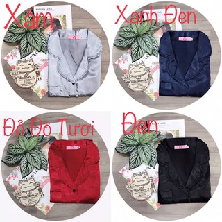 (BigSize Lụa) Đồ Bộ BigSize Pijama Lụa Bèo TDQD