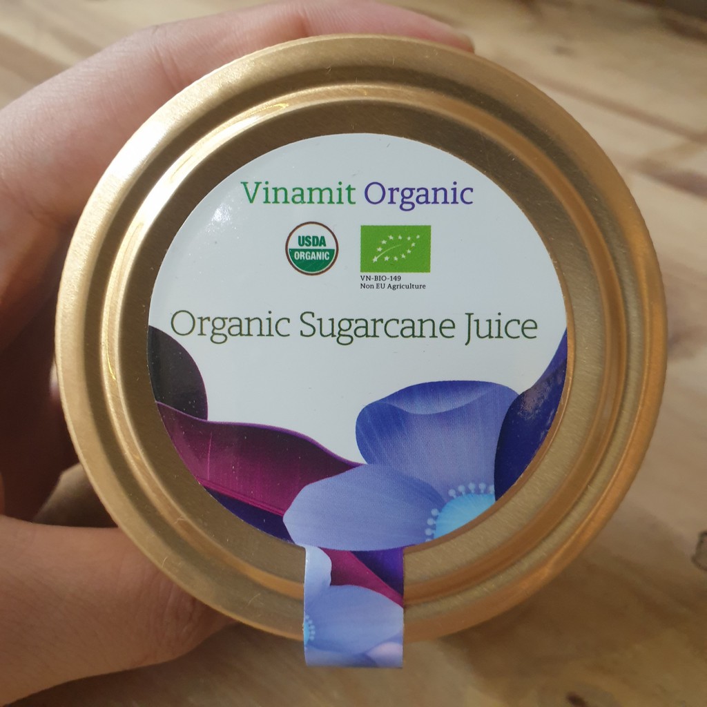 Nước mía tươi sấy hữu cơ Vinamit 120gr nước mía hữu cơ 100%