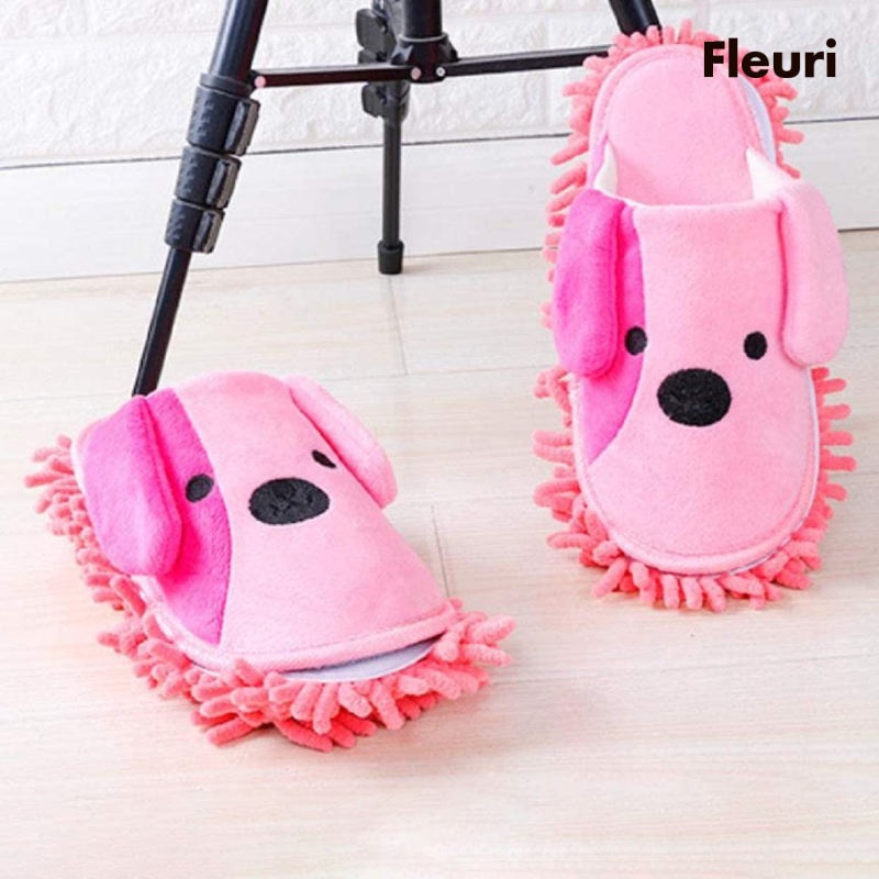 [Fleurir] Dép Lau Sàn Lười Có Thể Tháo Rời Và Giặt Sạch Trang Trí Phòng