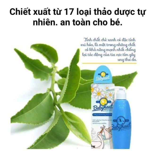 Sữa tắm thảo dược BABYHAUT 230ml