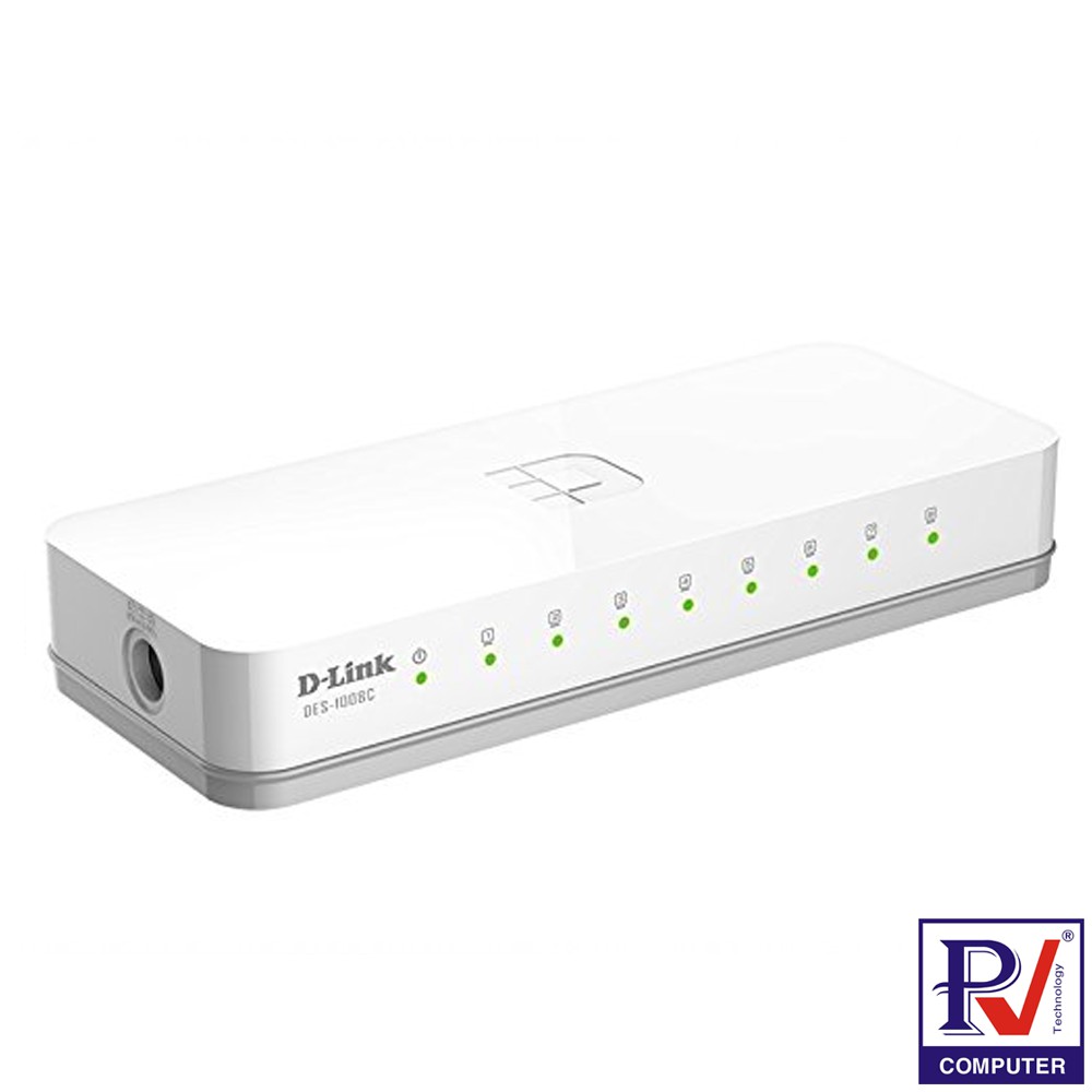 [FREESHIP 99K]_Switch D-Link DES 1008C 8-Port 10/100 Mbps