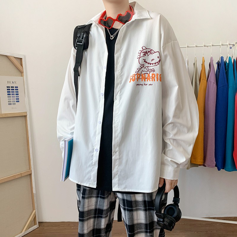 Áo Khoác Sơ Mi Tay Dài Thời Trang Dành Cho Nam