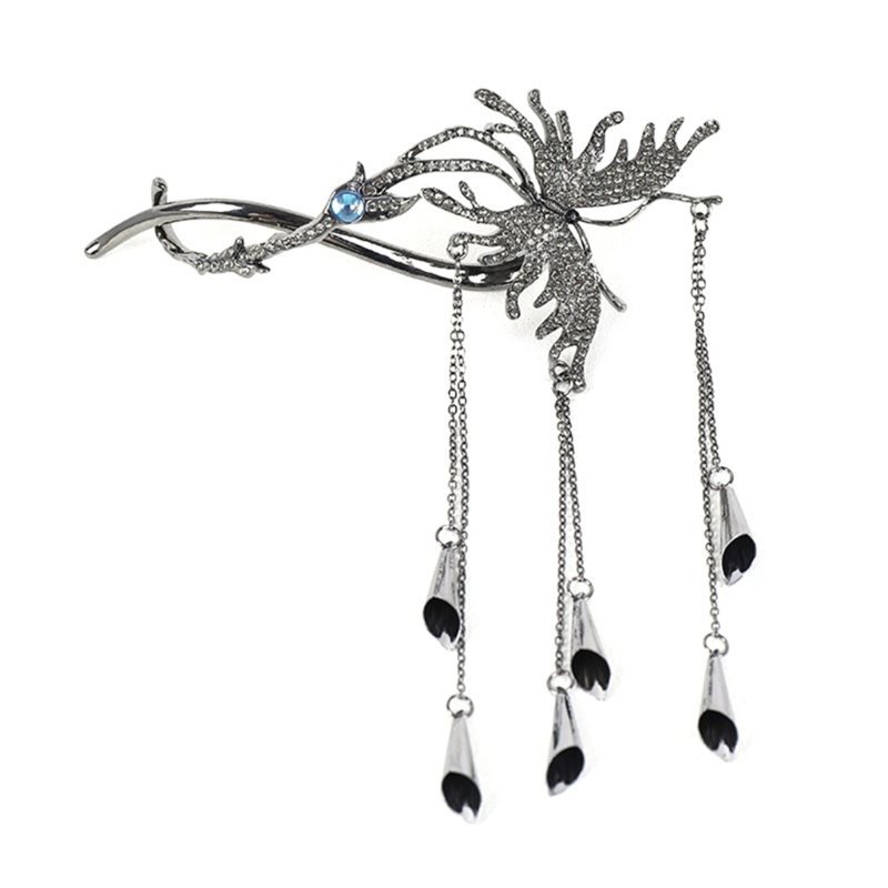 Trâm Cài Tóc Kim Loại Hình Bướm Đa Năng Thanh Lịch