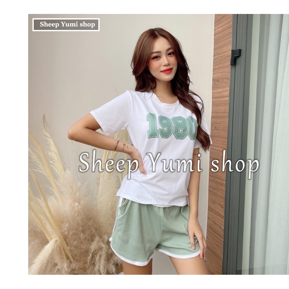 Quần Đùi Nữ Short Gym Thể Thao Viền Thun Rẻ Đẹp SHEEP YUMI SHOP QV01