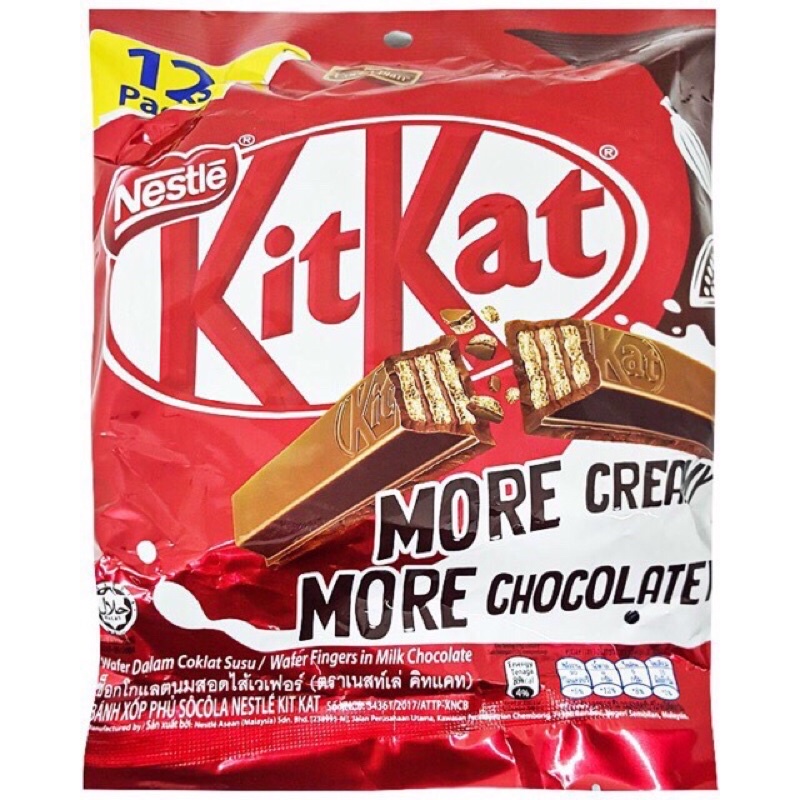Bịch 12 Pack Bánh Kitkat Chocolate 204gr