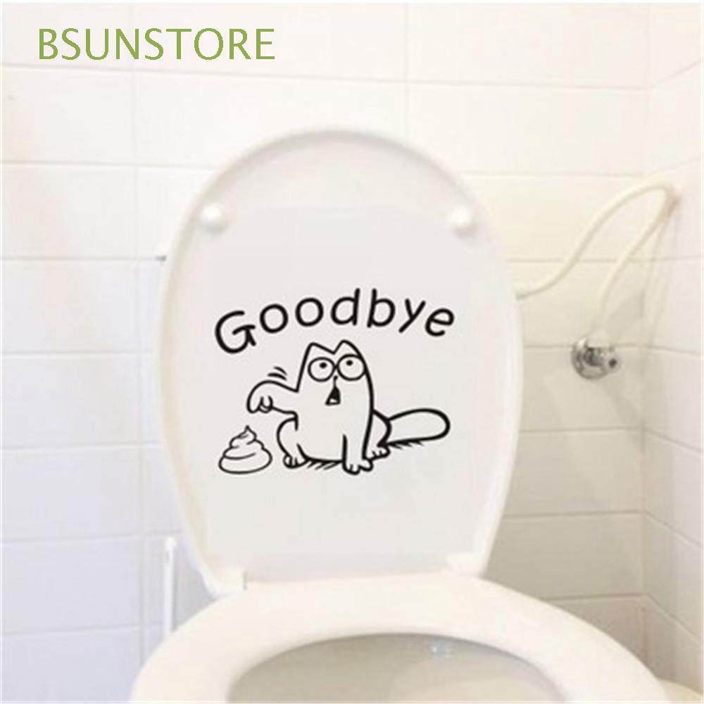 Sticker dán toilet họa tiết vui nhộn đáng yêu