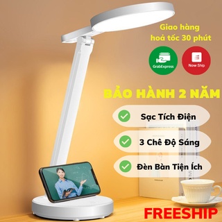 Đèn học chống cận để bàn sạc tích điện đèn taka