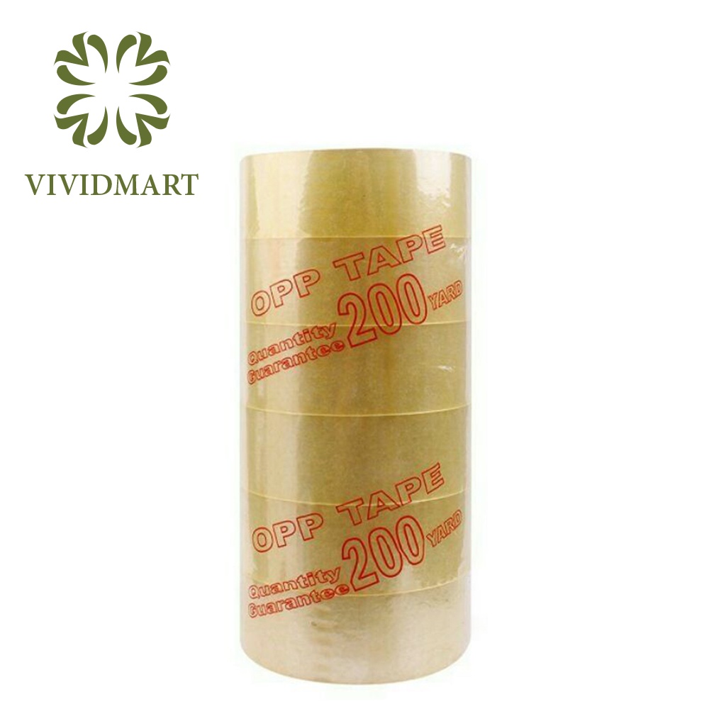 [Hỏa tốc] [Toàn quốc] [01 Cuộn] BĂNG KEO TRONG, BĂNG KEO OPP - LOẠI 1 CÂY 2 KG 6 CUỘN 48MM * 200YARD * 50MIC