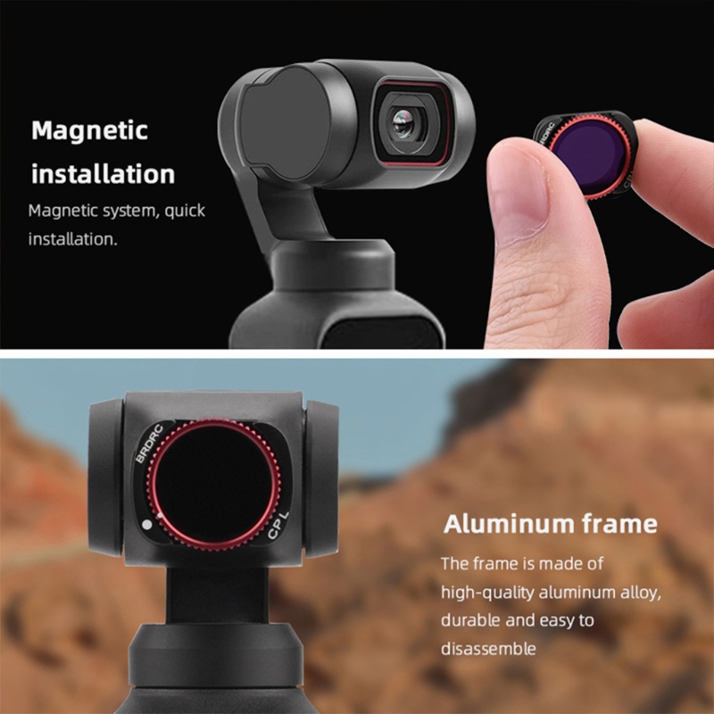 Bộ 3 Kính Lọc CPL / UV / ND8PL Cho Máy Ảnh Bỏ Túi 1 / 2