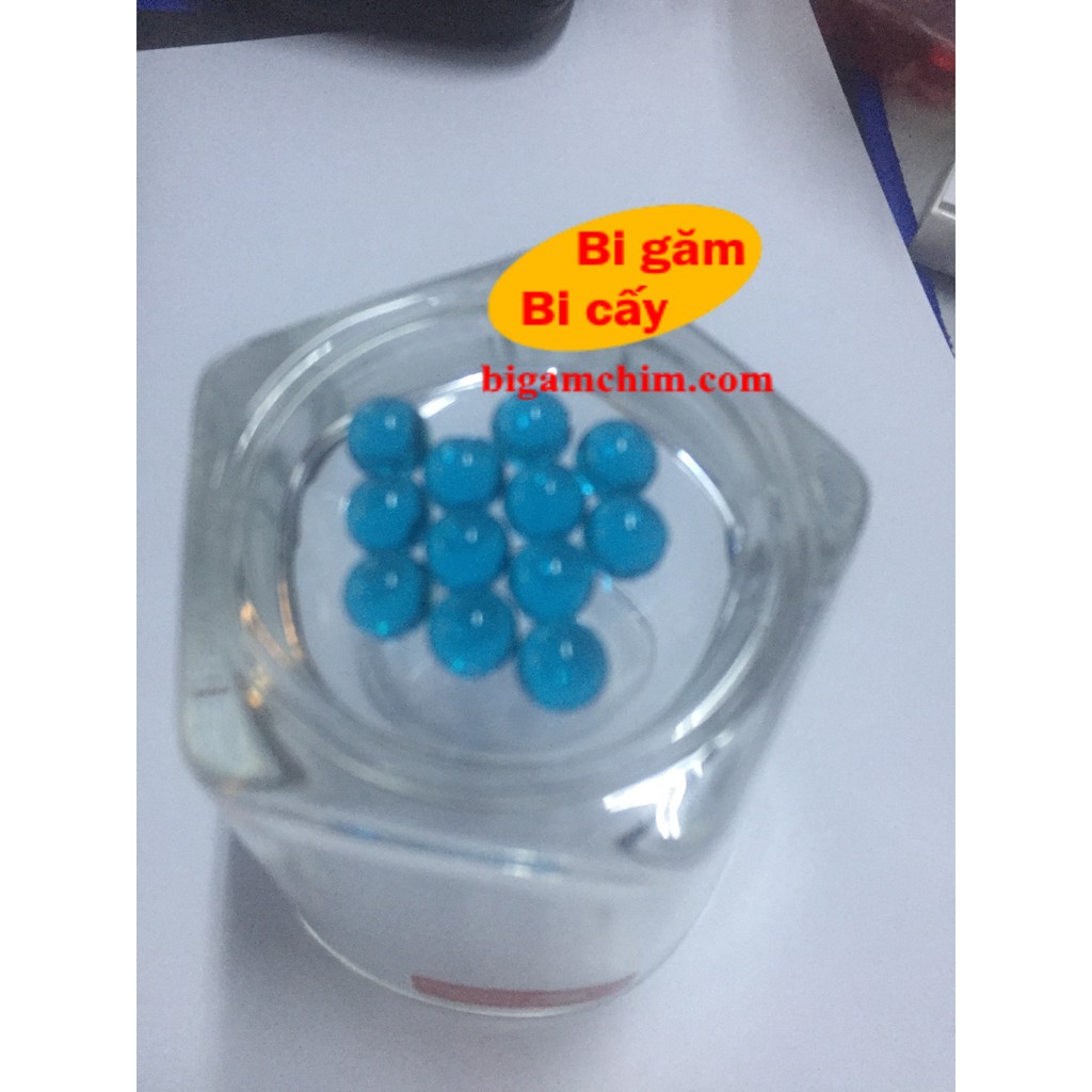 Bộ 2 viên bi màu xanh ngọc đường kính 6mm hoặc 7mm hoặc 8mm hoặc 9mm hoặc 10mm