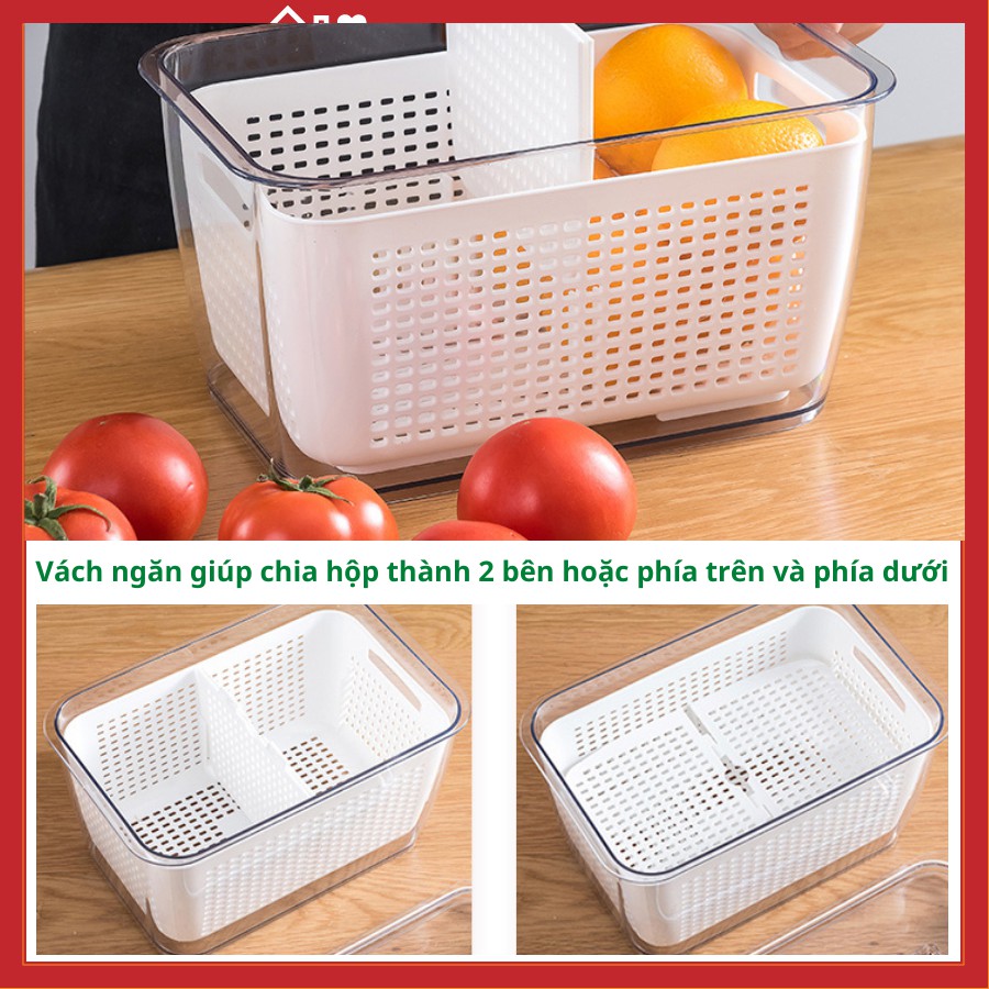 Hộp Bảo Quản Thực Phẩm Tủ Lạnh Kiểu Nhật , Hộp Nhựa Đựng Thực Phẩm Thức Ăn Trong Suốt