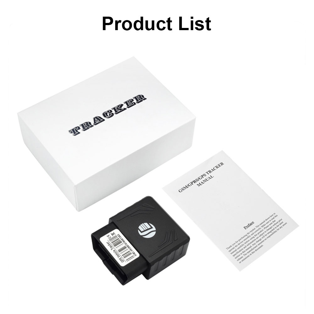 Thiết bị định vị GPS VIRWIR TK306 OBD II mini dành cho xe hơi.