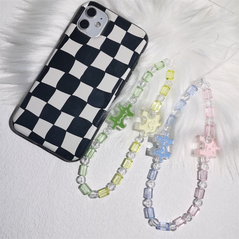 Dây Hạt Ngọc Trai Bằng Acrylic Chống Thất Lạc Gắn Điện Thoại Tiện Dụng