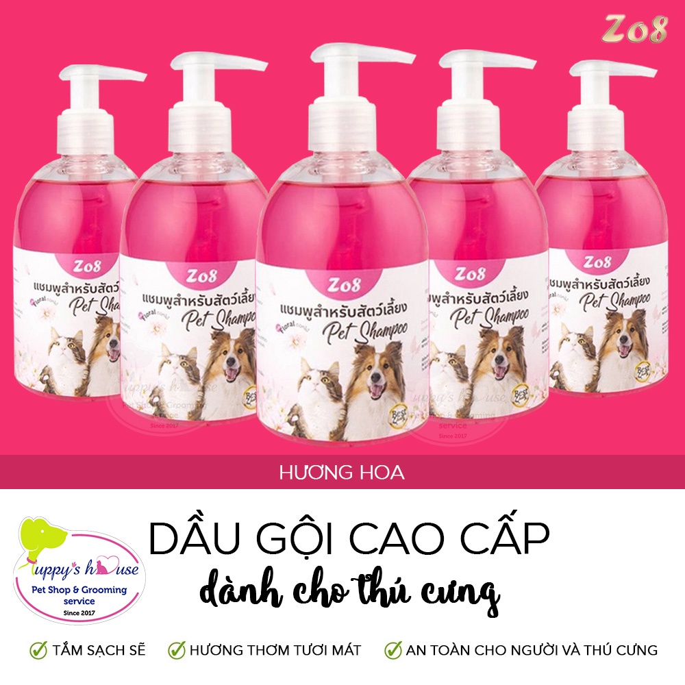 Sữa tắm cao cấp Z08 cho thú cưng_chai 300ml
