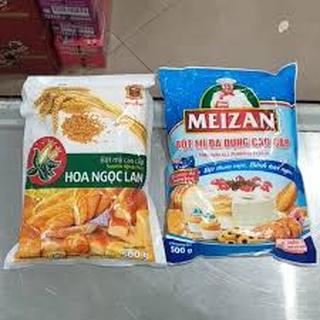 Bột mỳ Hoa ngọc lan, bột mì đa dụng Meizan gói 500g