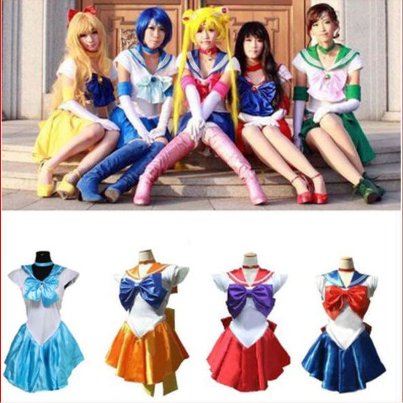 SAILOR MOON Đầm Hoá Trang Thuỷ Thủ Mặt Trăng