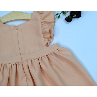Đầm cho bé họa tiết ca rô phối ren (9-21kg Xanh)
