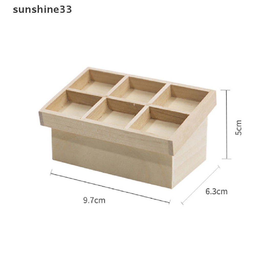 Mô Hình Kệ Đựng Trái Cây mini Tỉ Lệ 1: 12 Trang Trí Nhà Búp Bê