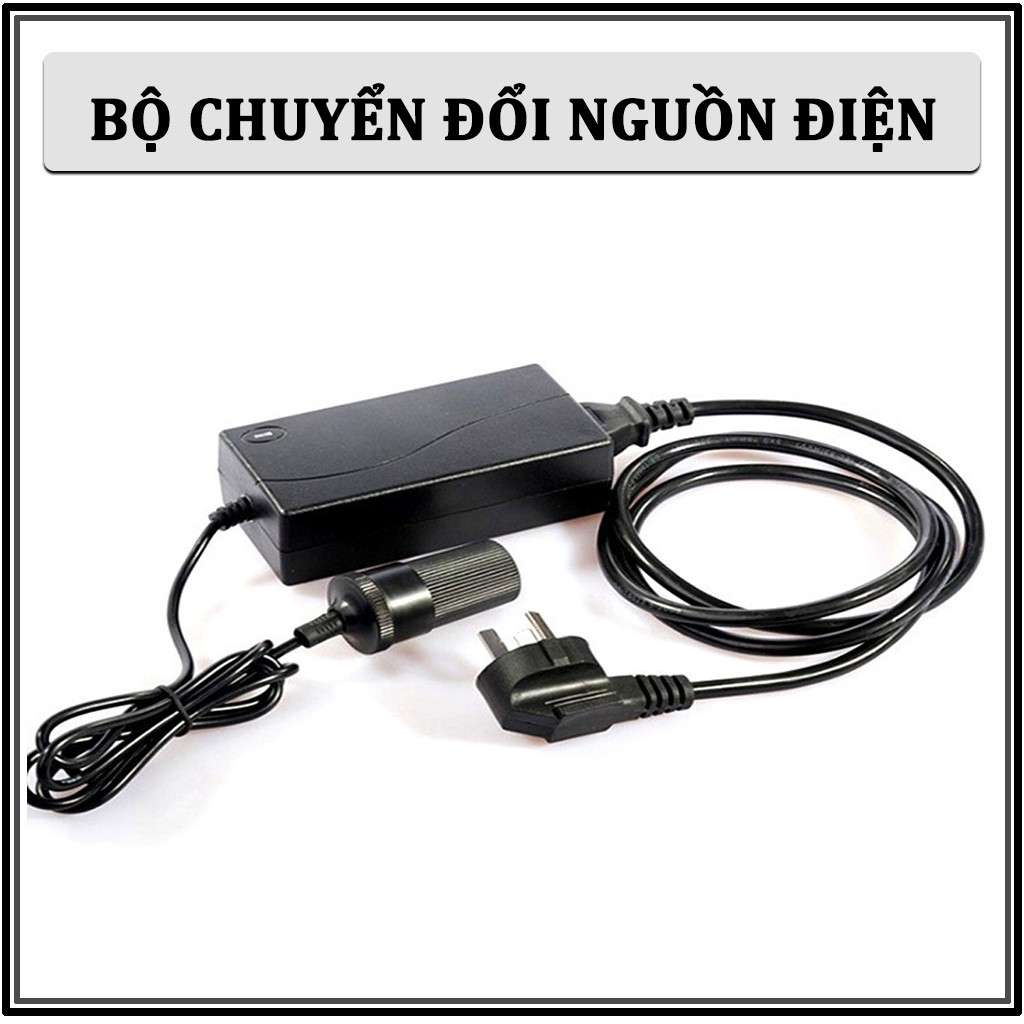 Bộ Chuyển Đổi Nguồn Điện 220V Sang 12V 5A – Đầu Ra Chân Tẩu Xạc Để Sử Dụng Thiết Bị Xe Hơi Tại Nhà