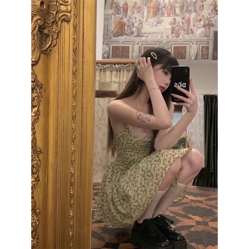 Đầm Hai Dây Dáng Ôm Thời Trang Mùa Hè Phong Cách Mới