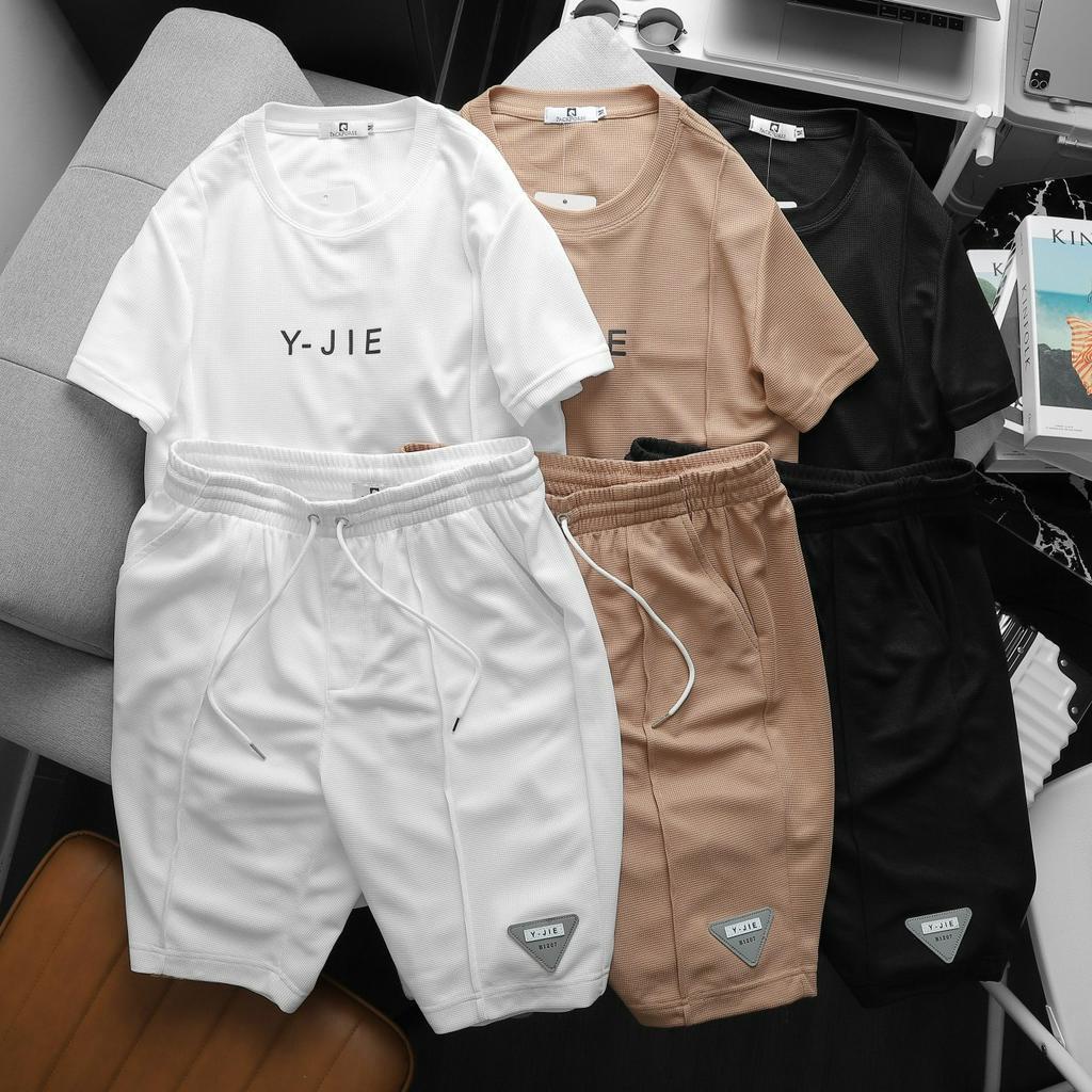 Bộ thể thao nam PackHorse - Thun cotton mịn dệt mắt tổ ong cao cấp, thoải mái vận động MJ4M2021