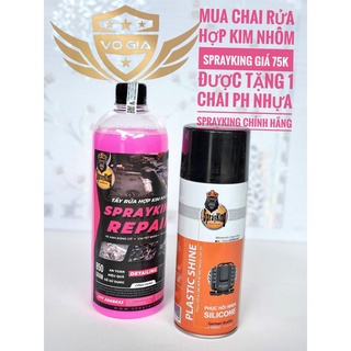 Dung dịch tẩy lốc máy SprayKing REPARI, dung dịch tẩy rửa đầu bò lốc máy tẩy dầu mỡ rửa xe siêu sạch
