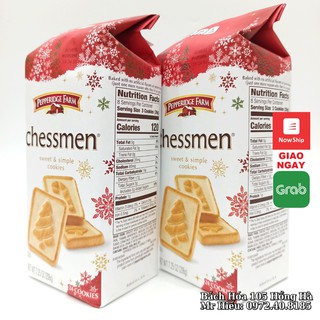 [Hỏa Tốc] Bánh Chessmen túi 206g
