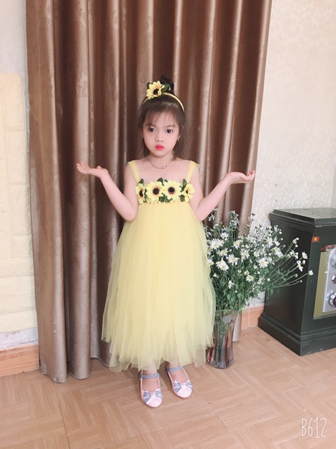 Váy tu tu hoa hướng dương