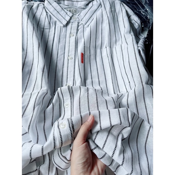 Áo sơ mi nam form rộng xuất Hàn