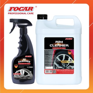 [Tiêu Chuẩn Châu Âu] Dung dịch Tẩy vành lazang gỉ sắt Focar Rim Cleaner 5L+ Chai 500ml (Tiết kiệm 15%)