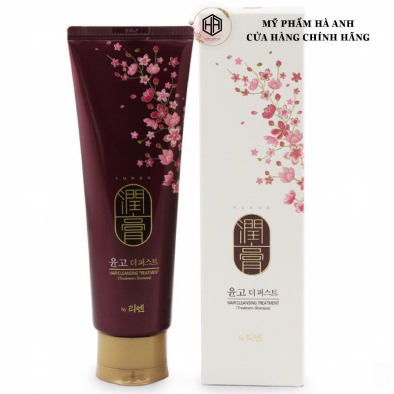 DẦU GỘI THẢO DƯỢC CHỐNG RỤNG TÓC, KÍCH THÍCH MỌC TÓC, LÀM KHỎE CHÂN TÓC LG REEN YUNGO THE FIRST HAIR SHINE CLEANSING TRE