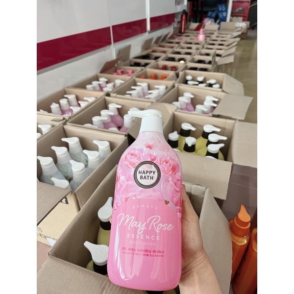 Sữa Tắm Tinh Chất Hoa Hồng Happy Bath May Rose Essence Body Wash