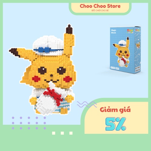 Đồ chơi lắp ghép lego Pikachu