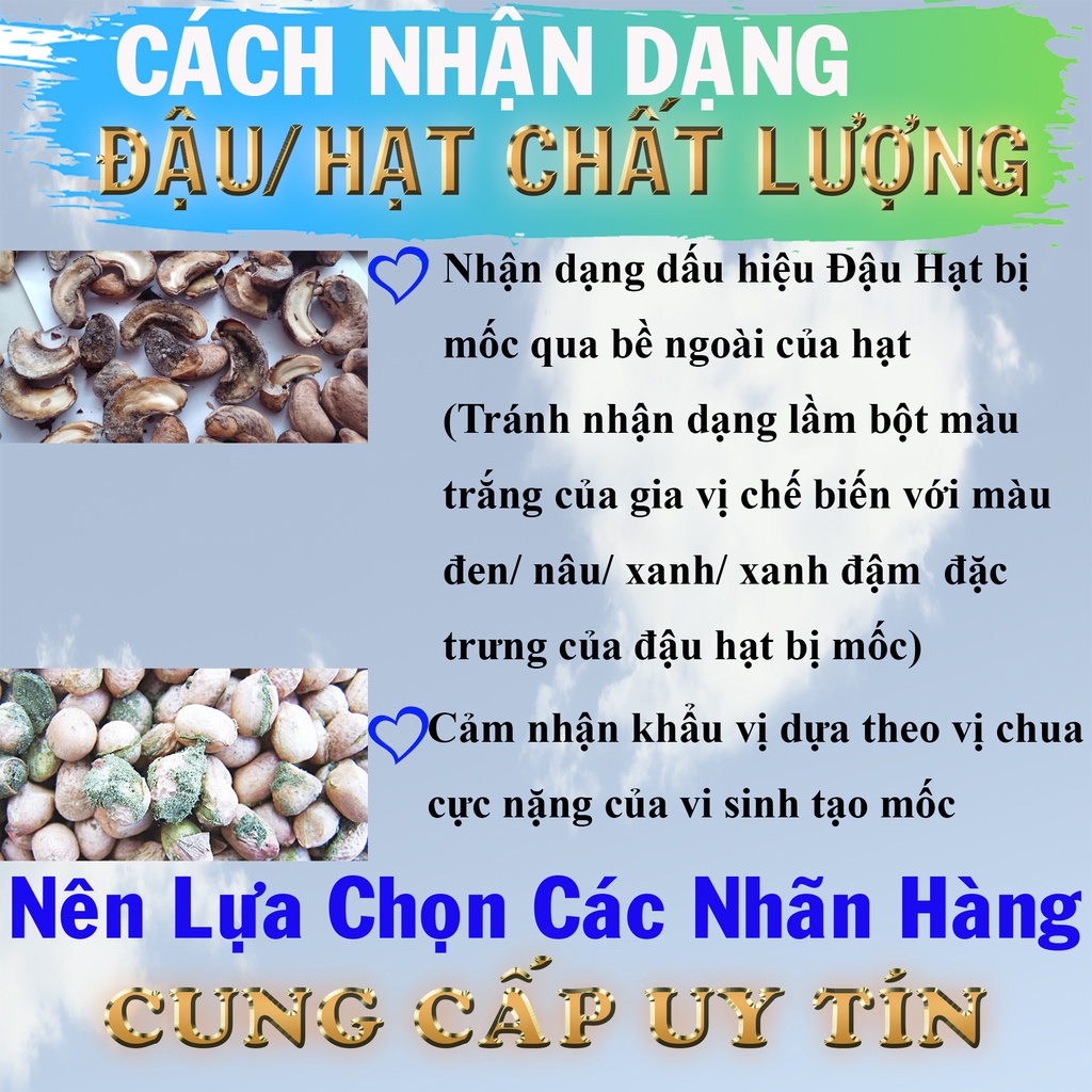 Combo 1KG đậu phộng rang muối Tâm Đức Thiện (2 x Túi 500GR)đồ ăn vặt