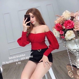 Áo cúp ngực tay bồng : 250k