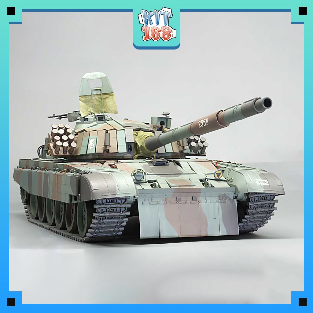 Mô hình giấy Xe tăng PT91-Twardy  - Ba Lan