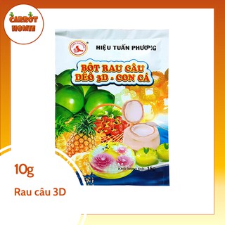 Bột rau câu con cá dẻo 3D