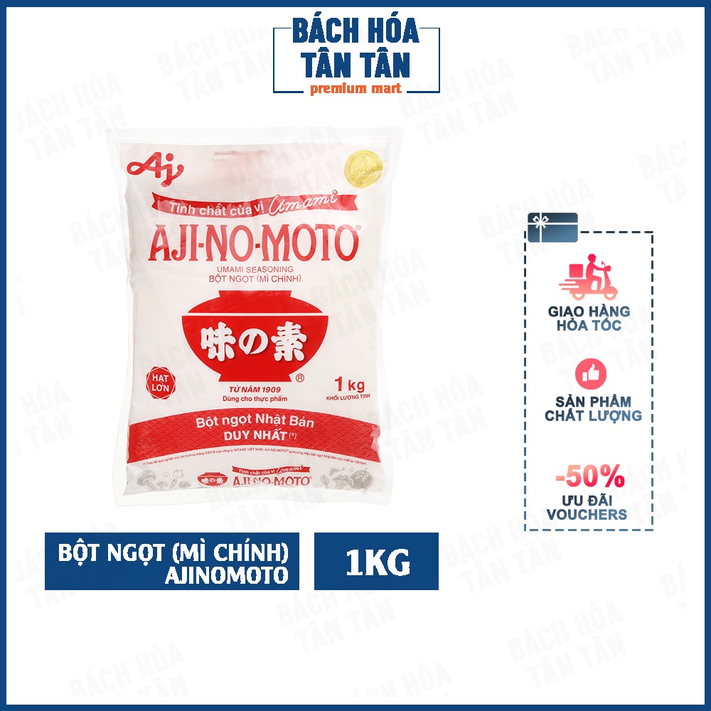 Bột ngọt (mì chính) Ajinomoto hàng chính hãng, gói 1kg