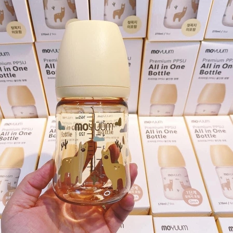 Bình sữa MOYUUM Hàn Quốc 170ml và 270ml - Bình sữa chính hãng nội địa Hàn