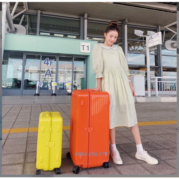 VALI SIÊU KÉO NHỰA DẺO CHỐNG VA ĐẬP SIZE 22 24 INCH