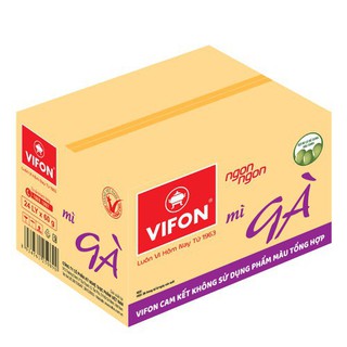 Thùng 24 ly mì ngon ngon gà vifon 60g/ly