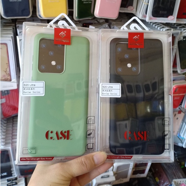 Ốp lưng Galaxy S20 Ultra Silicon chống bẩn hiệu KT Desing