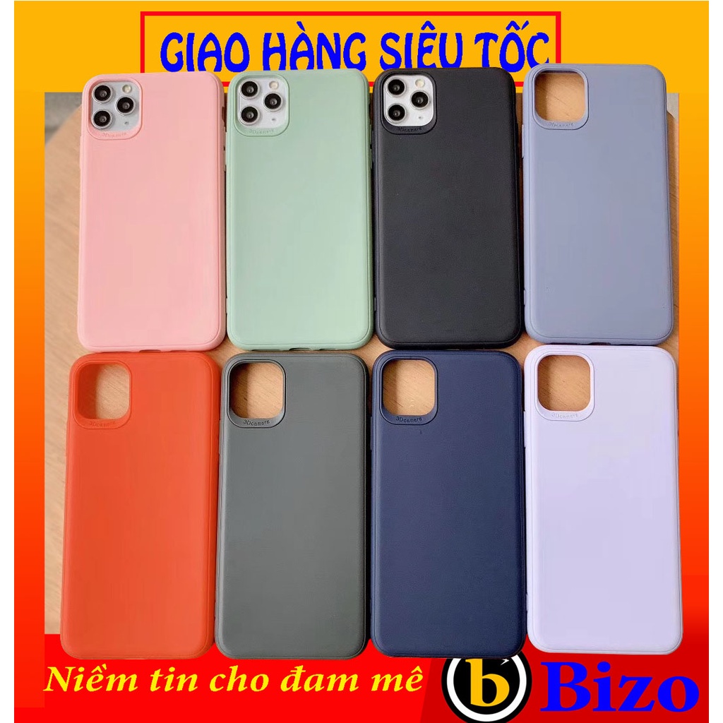 🔥MỀM - DẺO🔥 Ốp lưng cao su mềm 3D camera lưng mịn cho iphone