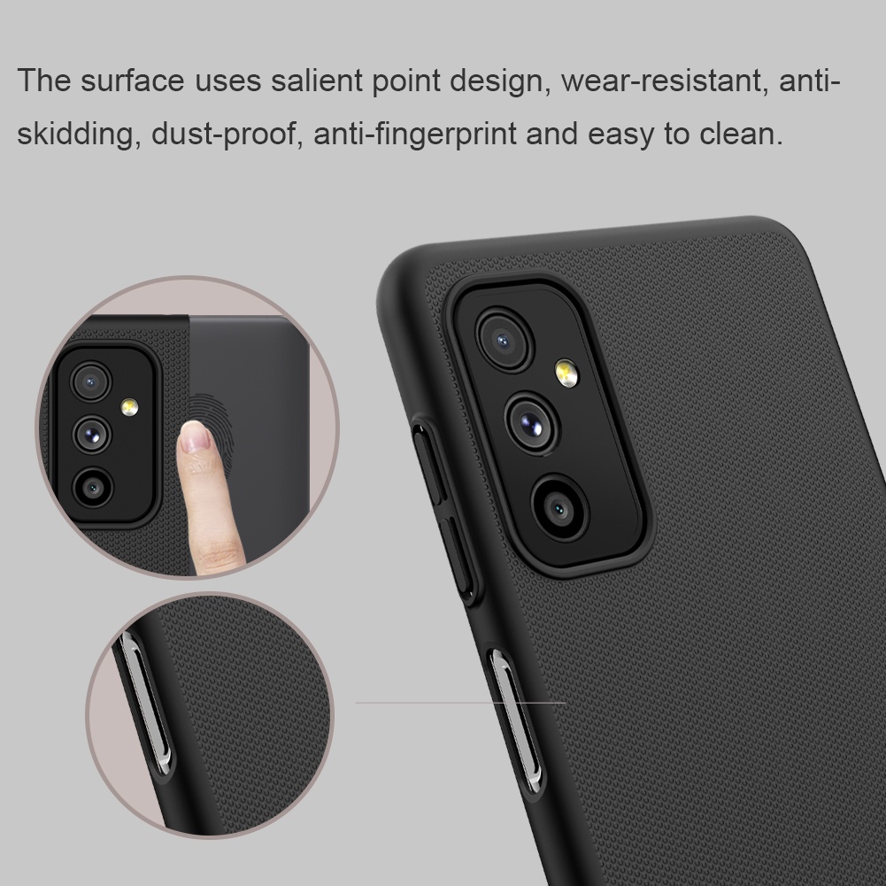 Ốp điện thoại NILLKIN PC cứng nhám siêu bảo vệ chống bám dấu vân tay cho Samsung Galaxy M52 5G