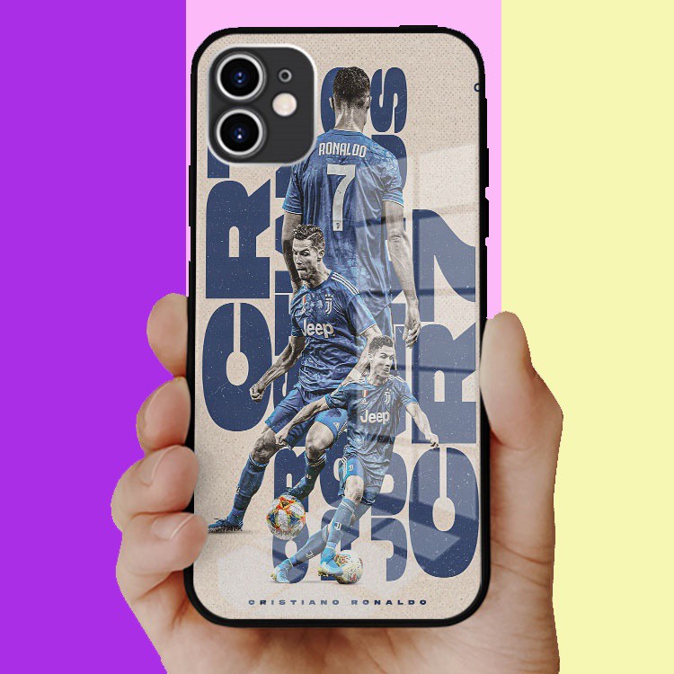 Ốp lưng kính xsportcase Ronaldo ngoặt bóng Iphone 7 - Iphone 12 pro max OK-FOO20010199