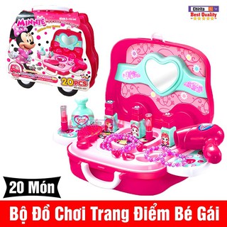 Bộ đồ chơi vali trang điểm 20 món cho bé