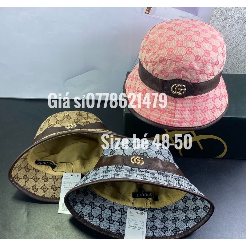 Mũ vành e bé - nón bucket trẻ em size 50-52 3tuổi đến 7tuổi