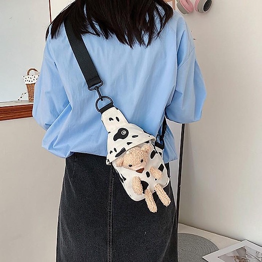 Túi đeo chéo hình gấu siêu cute
